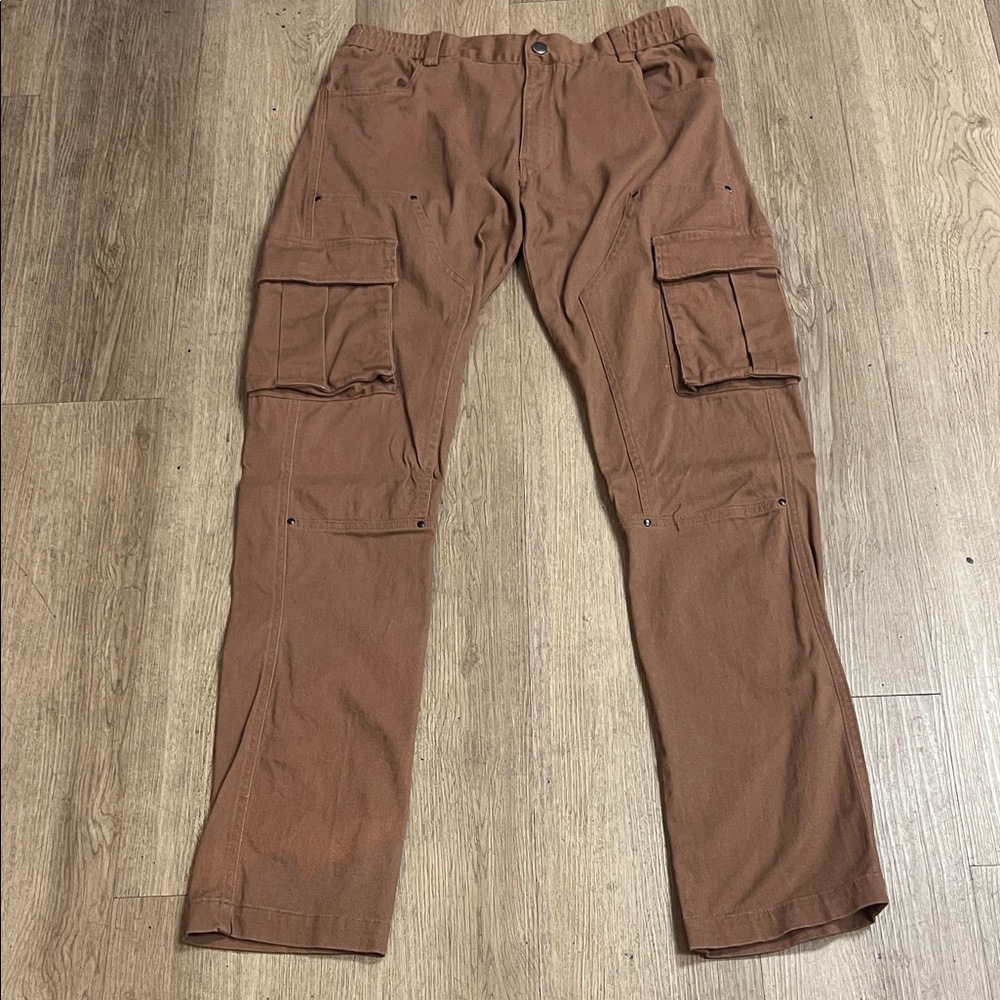American Stitch Brown Cargo Pants for Men